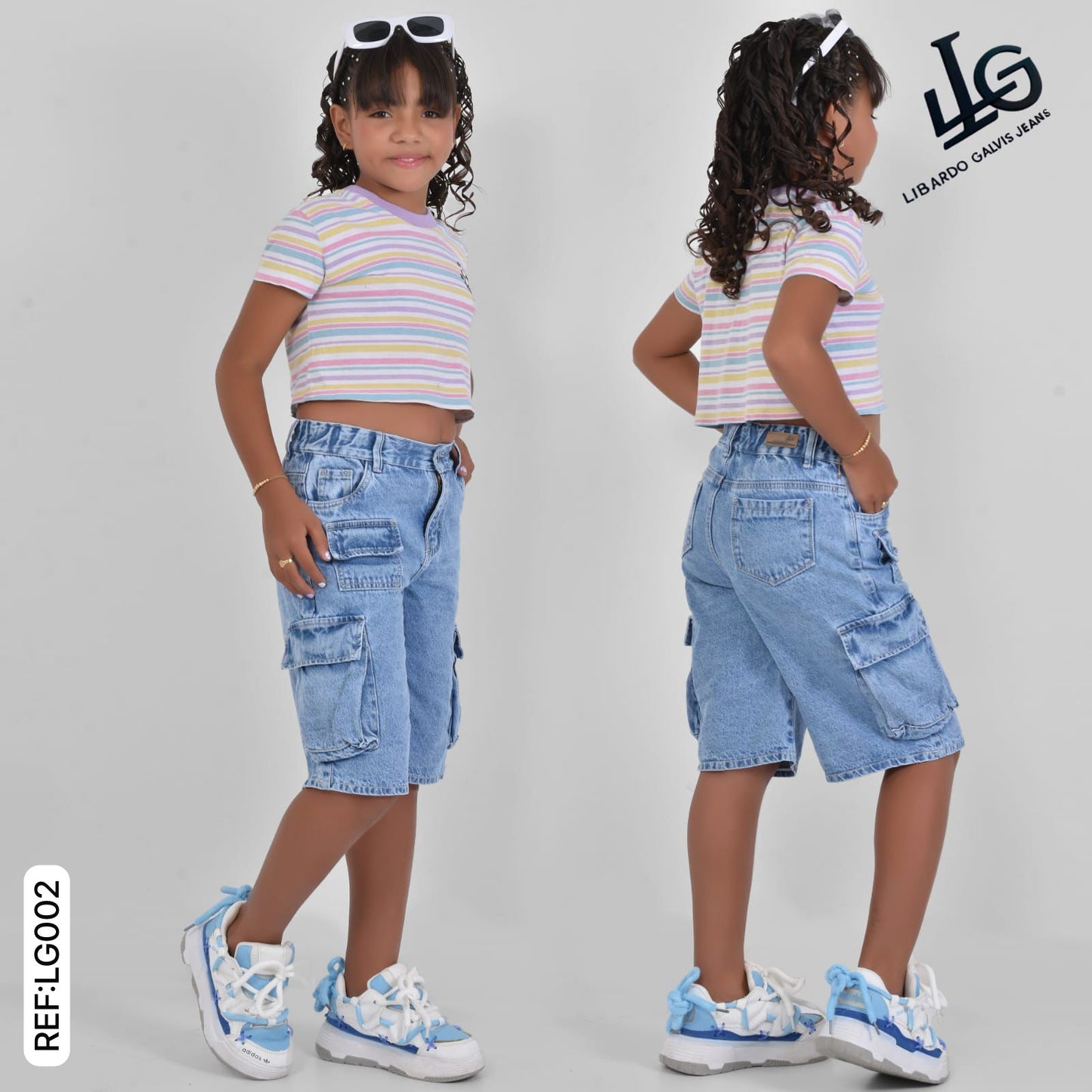 BIKER CARGO NIÑA REF:LG002