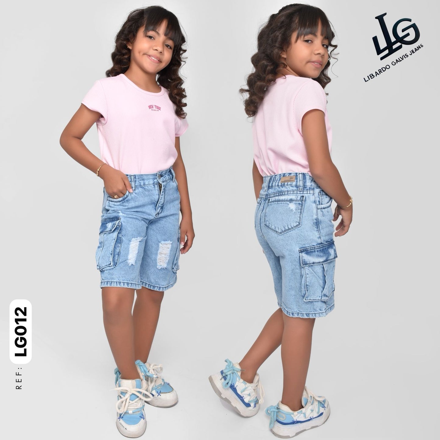 BIKER CARGO NIÑA REF:LG012